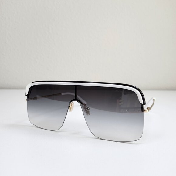 CUTLER AND GROSS CG1328S 002 WOMEN\'S BLACK/WHITE SUNGLASSES